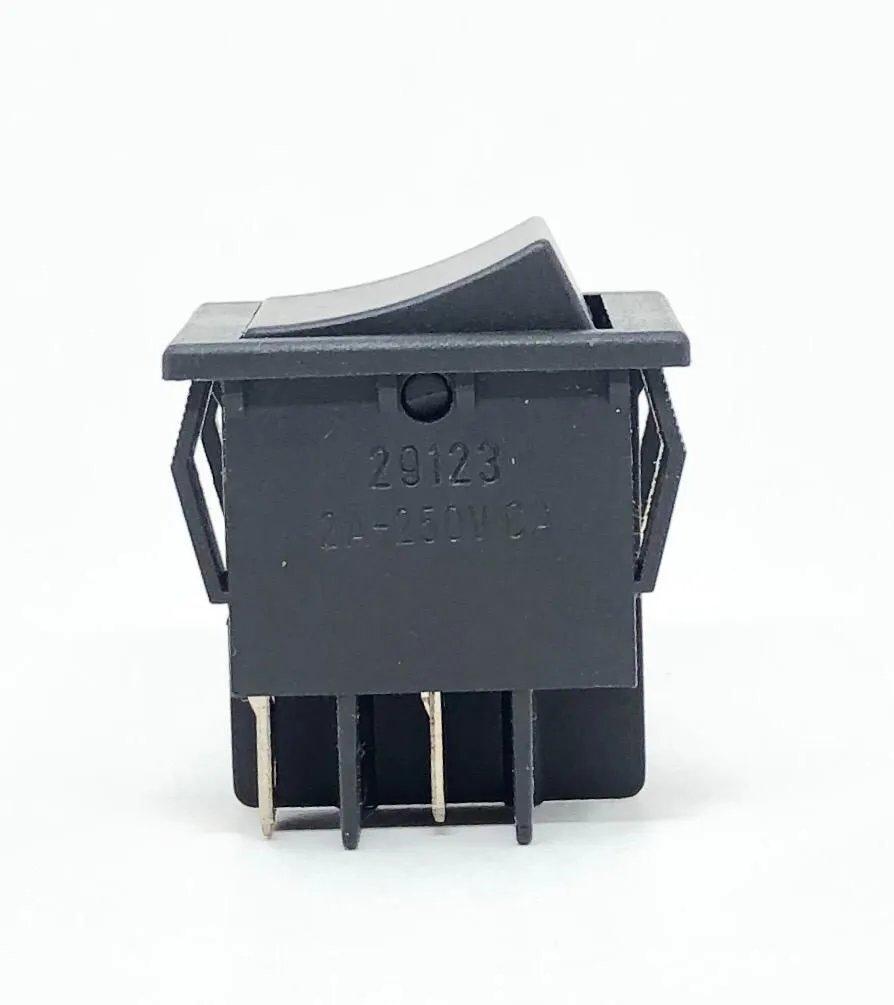 CHAVE INTERRUPTOR TECLA PRETA LIGA-DESLIGA 29123-M2F-T2F-E3-S MARGIRIUS (29123M2FT2FE3S)