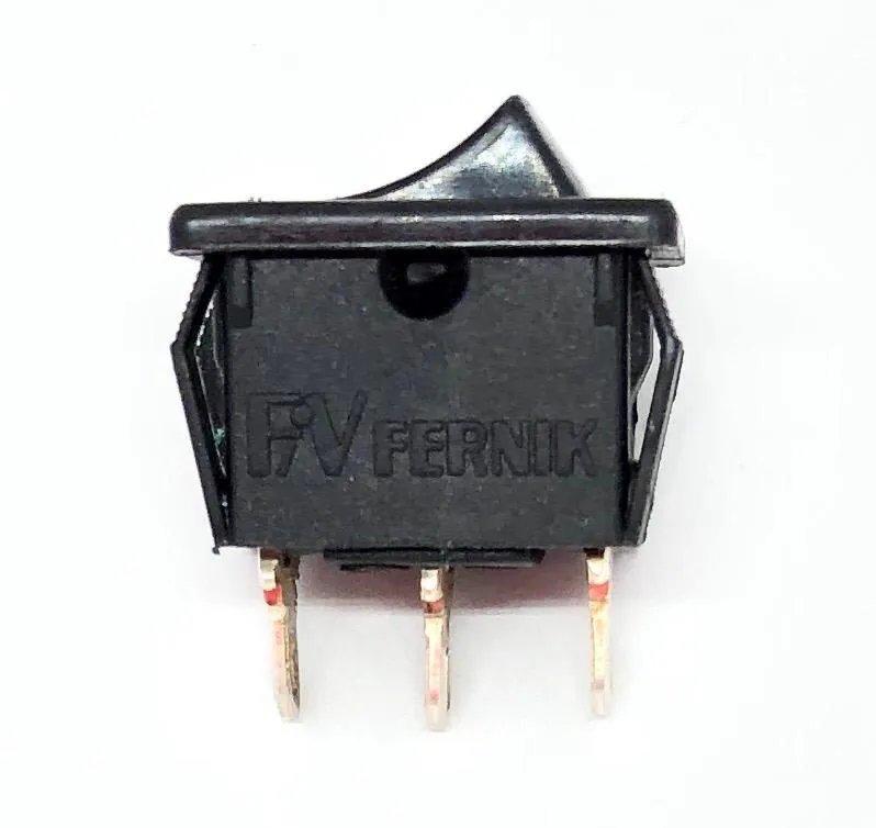CHAVE INTERRUPTOR TECLA PRETA LIGA-LIGA FK301-1-1 FERNIK (FK30111)