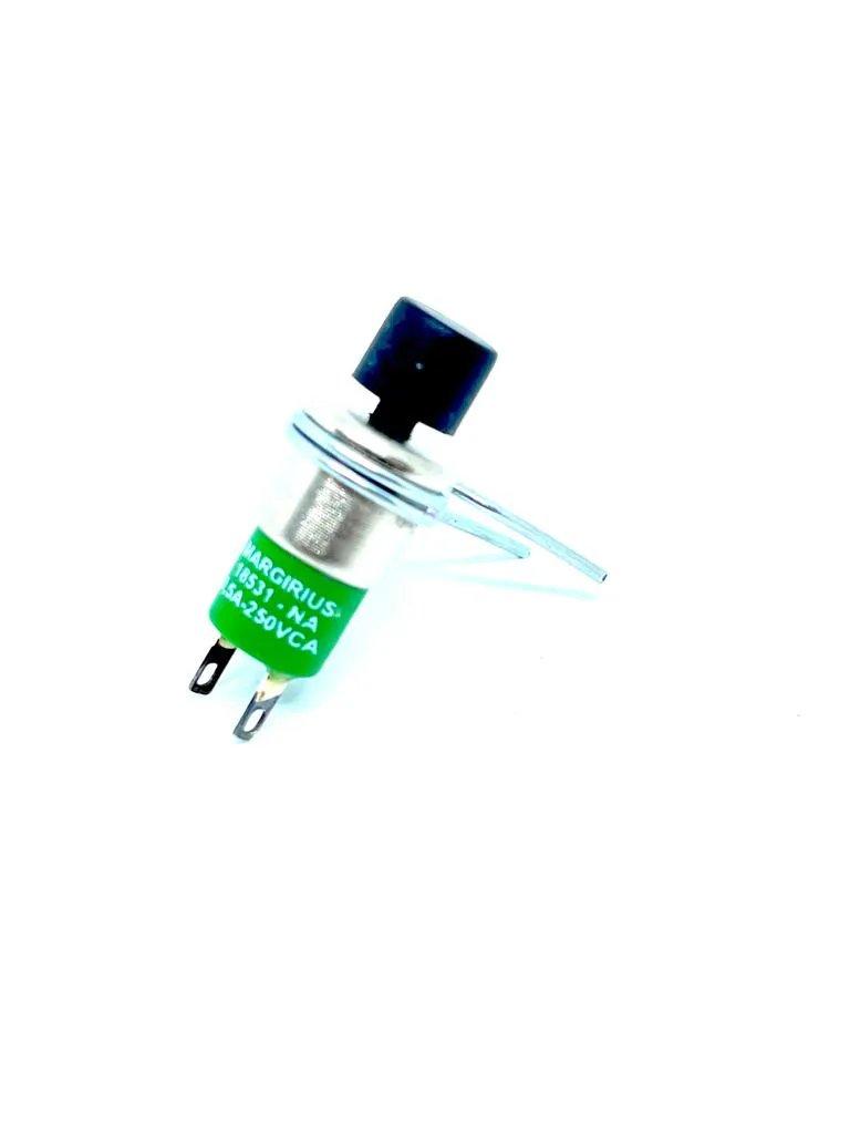 CHAVE PUSHBUTTON NA 18531-GFM-ST-S ATUADOR PRETO MARGIRIUS (18531GFMSTS)