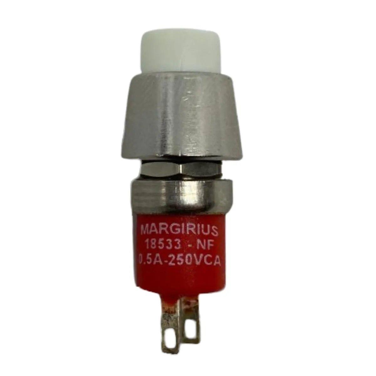CHAVE PUSHBUTTON NF 18533-GBD-ST-S-E ATUADOR BRANCO MARGIRIUS (18533GBDSTSE)