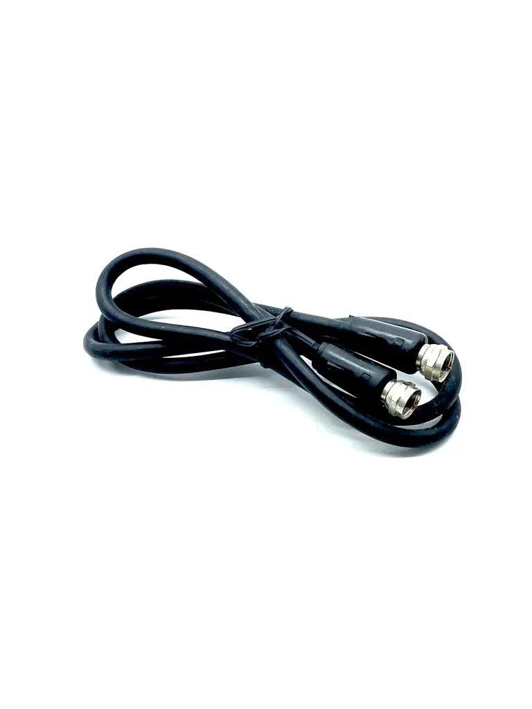 KIT COM 05 PEÇAS - CABO COAXIAL COM CONECTOR F 0,85M RG59U