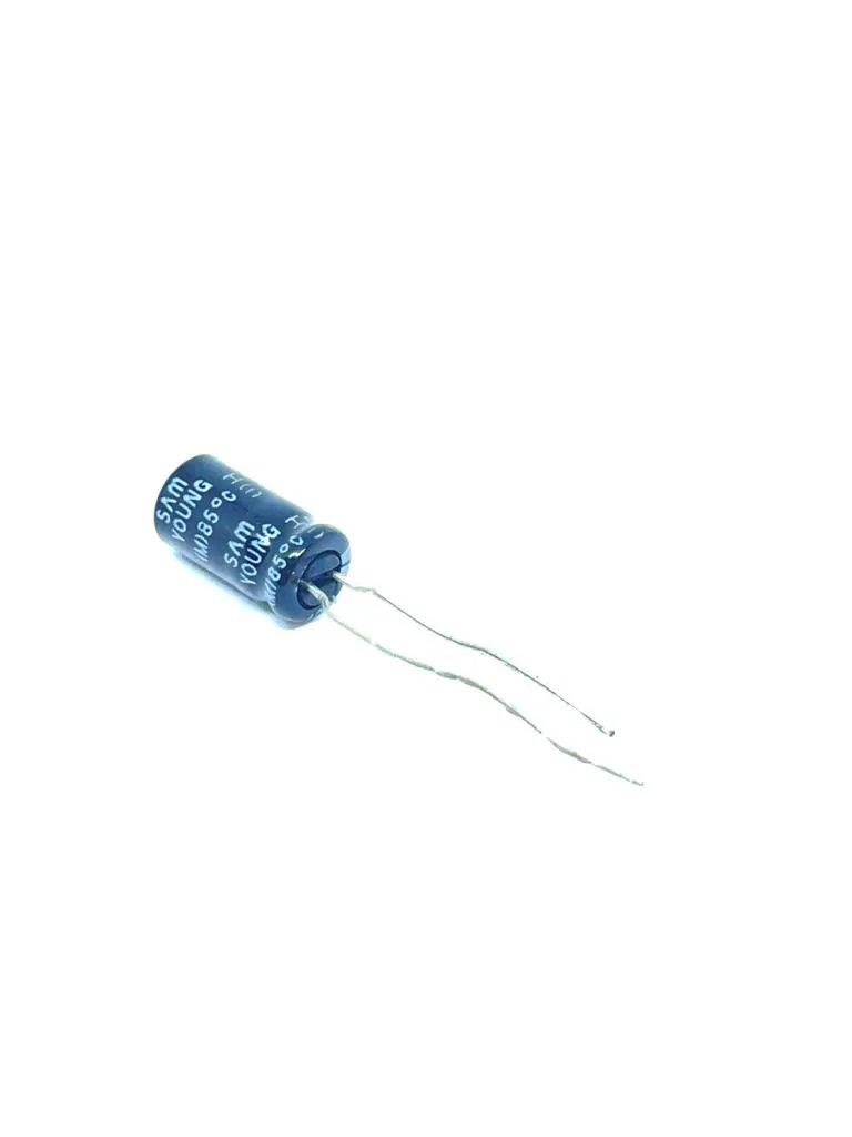KIT COM 10 PEÇAS - CAPACITOR ELETROLITICO 10UF 100V RADIAL SAM YOUNG