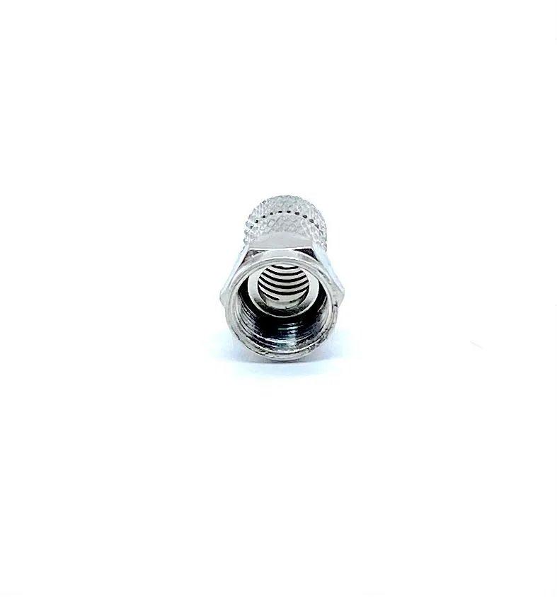 KIT COM 10 PEÇAS - CONECTOR F PARA CABO COAXIAL RG59 75R