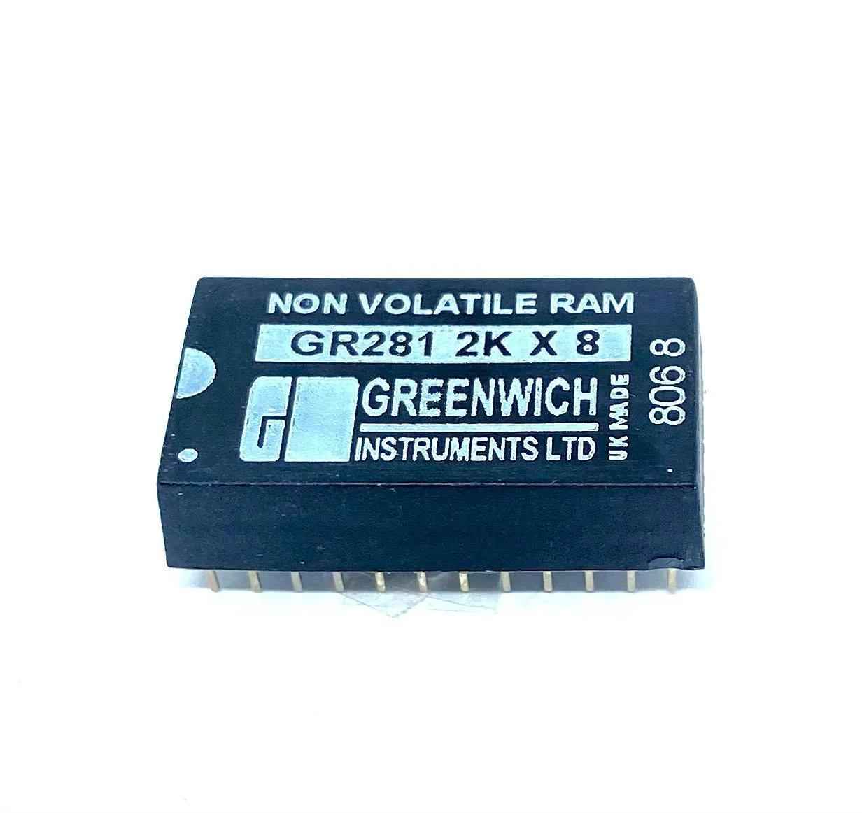 MEMORIA RAM GR281 2KX8BIT 16KB GREENWICH INSTRUMENTS